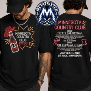 Neon Lineup Tee Minnesota Country Club Festival 2026 At Harriet Island Regional Park In St Paul MN July 10-11 2026 T-Shirt