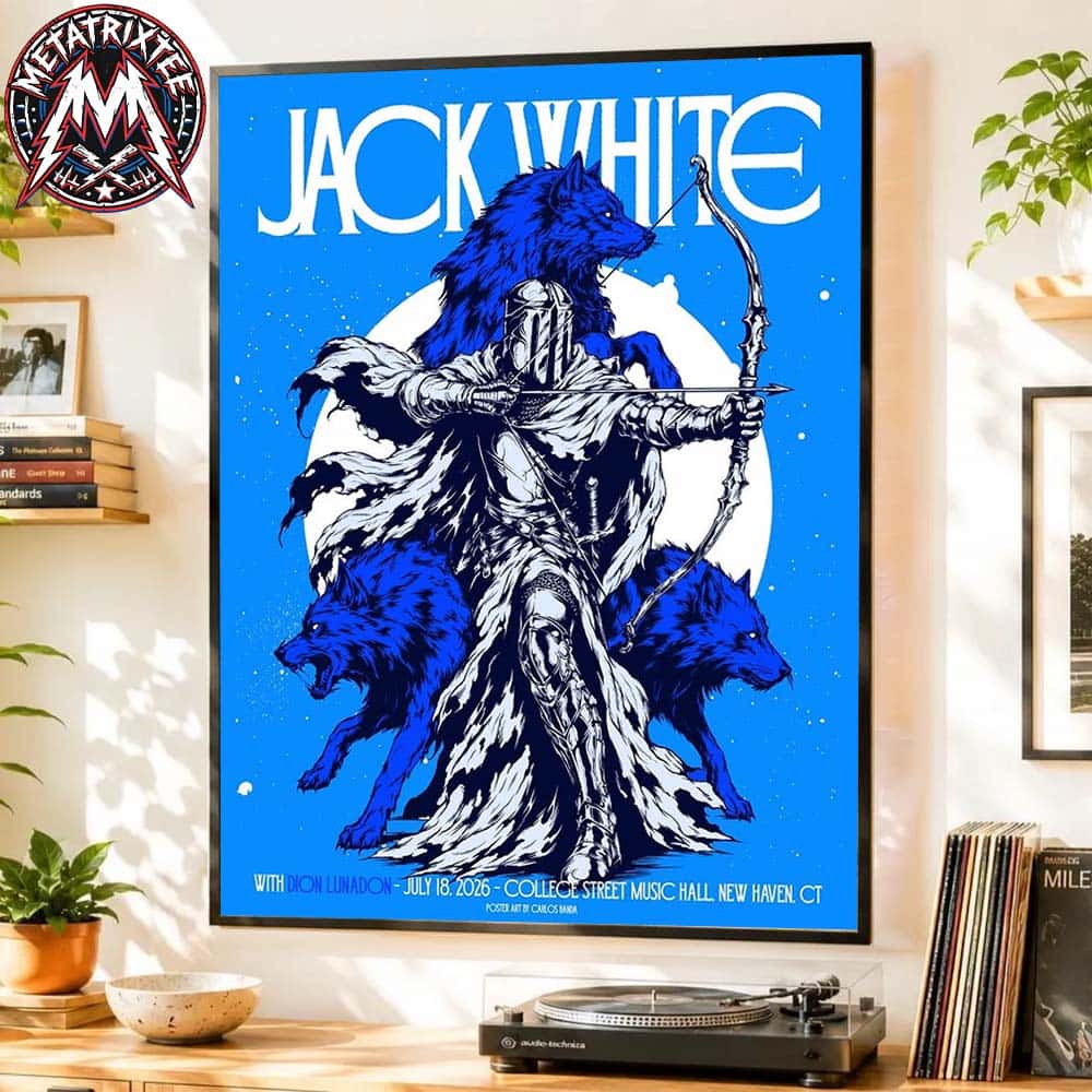 New Haven Jack White With Dion Lunadon Tonight Poster For The College Street Music Hall In Connecticut On July 18 2026 High-Quality Poster Canvas New Haven Jack White With Dion Lunadon Tonight Poster For The College Street Music Hall In Connecticut On July 18 2026 High-Quality Poster Canvas