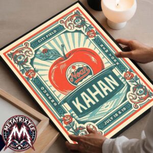 Noah Kahan The Great Divide Tour 2026 Poster For Citi Field In Queens NY Two Shows On July 18 And July 19 2026 Professional Poster Canvas