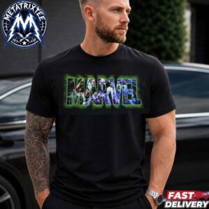 Official Avengers Doomsday Theme Logo For Marvel Black T-Shirt