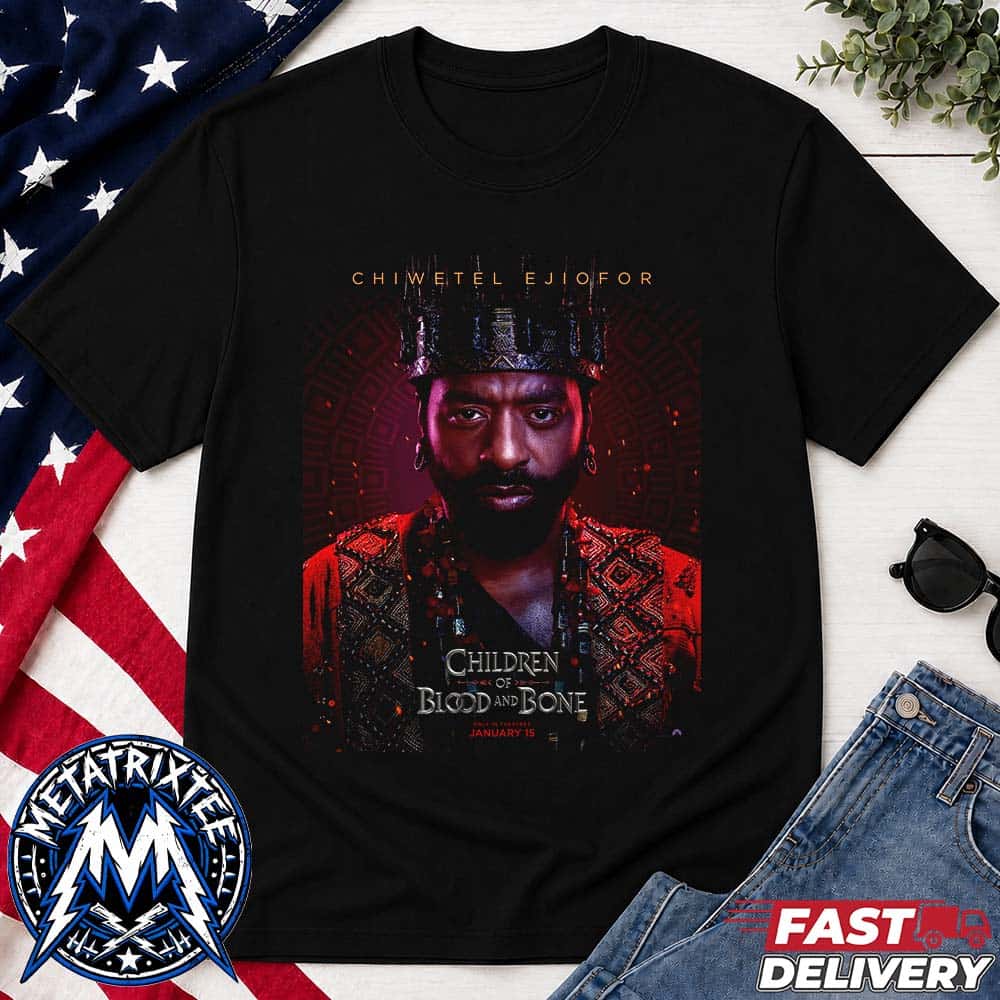 Official King Saran Poster For Children Of Blood And Bone Starring Chiwetel Ejiofor Releasing January 15 2027 Short T-Shirt Official King Saran Poster For Children Of Blood And Bone Starring Chiwetel Ejiofor Releasing January 15 2027 Short T-Shirt