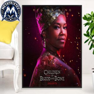 Official Queen Nehanda Poster For Children Of Blood And Bone Starring Regina King In Theaters January 15 2027 Gallery-Style Poster Canvas