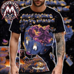 On August 14-16 2026 King Gizzard And The Lizard Wizard Poster Field of Vision II At Meadow Creek In Buena Vista Colorado All Over Print Shirt