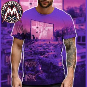 On July 14 2026 The Dave Matthews Band Show Poster Gilford Night One At The BankNH Pavilion In New Hampshire All Over Print Shirt