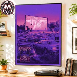 On July 14 2026 The Dave Matthews Band Show Poster Gilford Night One At The BankNH Pavilion In New Hampshire High-Quality Poster Canvas
