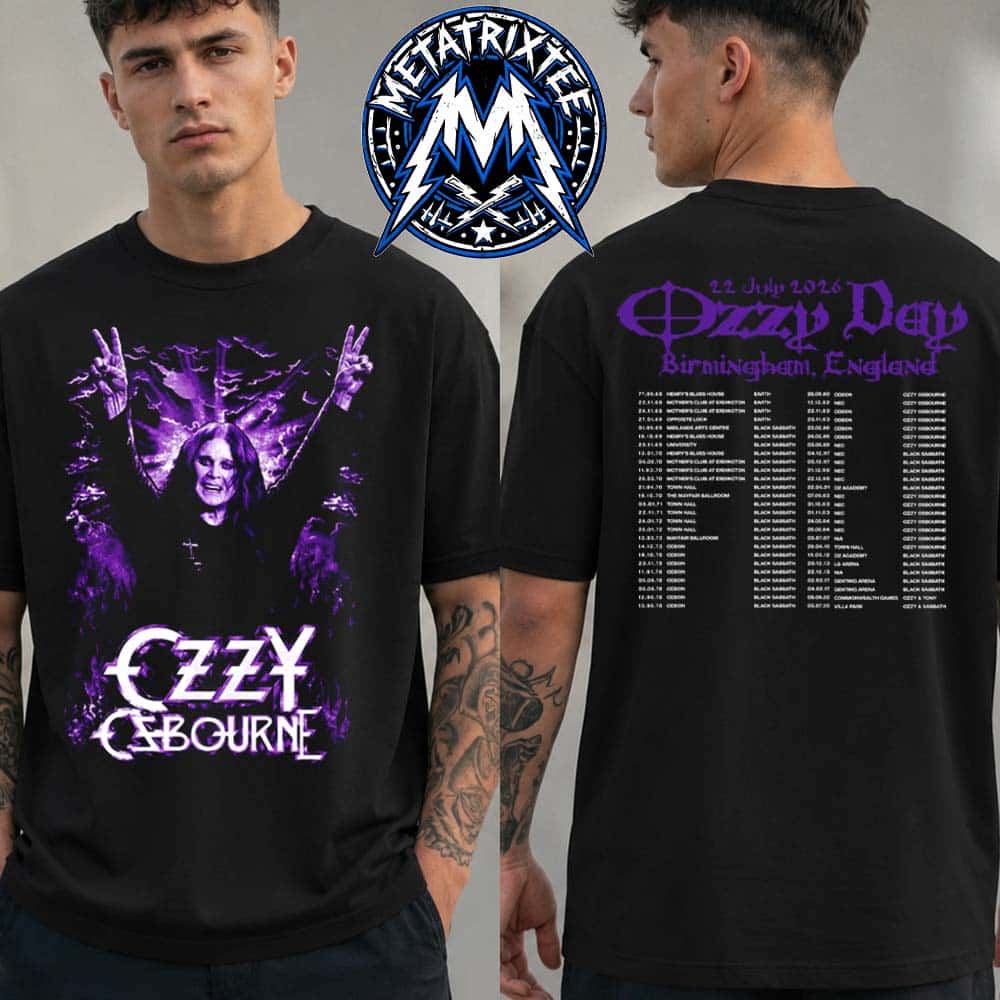 Ozzy Osbourne Anniversary Merch Tee For Ozzy Day In Birmingham England On July 22 2026 Unisex T-Shirt Ozzy Osbourne Anniversary Merch Tee For Ozzy Day In Birmingham England On July 22 2026 Unisex T-Shirt