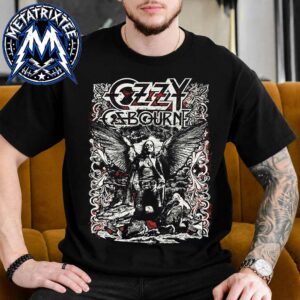 Ozzy Osbourne Prince of Darkness Angel Goth Tee 2026 Universal Studios Hollywood For Haunted House At Halloween Horror Nights Unisex T-Shirt
