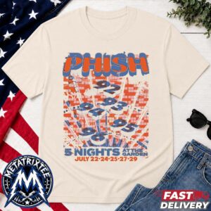 Phish Summer Tour 2026 At The Madison Square Garden 5 Nights On July 22th 24th And 25th 27th 29th 2026 In New York Premium T-Shirt