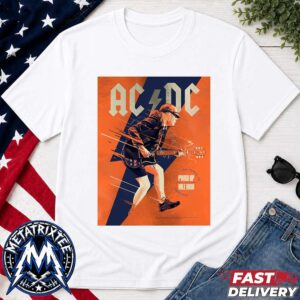 Power Up Tour 2026 ACDC Concert Poster In Denver At Empower Field At Mile High On July 28 2026 Unisex T-Shirt