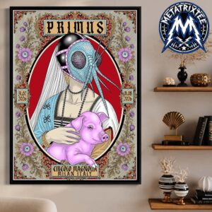 Primus Two-Night Poster Show Run At Circolo Magnolia In Segrate Italy On July 31 And August 1 2026 Professional Poster Canvas
