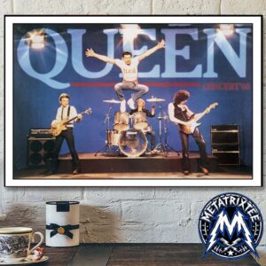 Queen Band Jump Poster Concert 80s Durable Poster Canvas