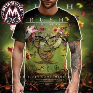 RUSH MSG 2026 Poster For Fifty Something Tour In New York NY At Madison Square Garden On July 28th 30th And August 1st 3rd All Over Print Shirt