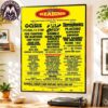 John Mellencamp Indianapolis Event Poster At The Ruoff Music Center In Noblesville On July 18 Dancing Words-The Greatest Hits Tour 2026 Poster Canvas