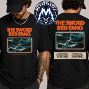 Red Fang October Tour 2026 With The Sword And Special Guests Spoon Benders Cities List Dallas TX To Denver CO Two Sided Print T-Shirt