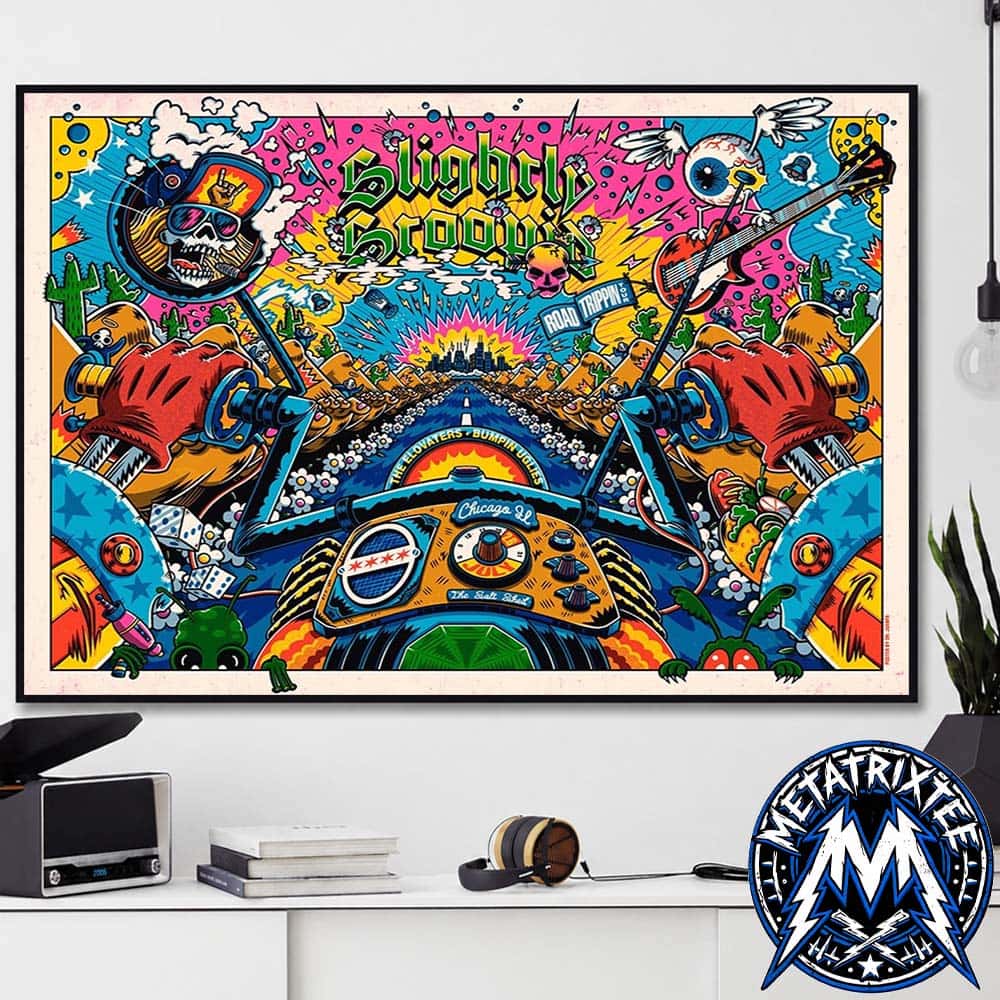 Road Trippin Summer Tour 2026 Poster For Slightly Stoopid At The Salt Shed Outdoors Fairgrounds In Chicago Illinois July 26 Professional Poster Canvas Road Trippin Summer Tour 2026 Poster For Slightly Stoopid At The Salt Shed Outdoors Fairgrounds In Chicago Illinois July 26 Professional Poster Canvas