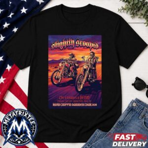 Road Trippin Tour Week 2 Poster For Slightly Stoopid At Outlaw Field At The Idaho Botanical Garden In Boise Idaho On July 30 2026 Vintage T-Shirt
