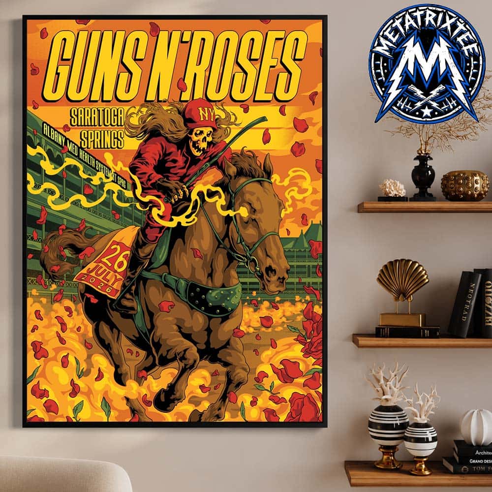 Saratoga Springs 2026 Poster Concert For Guns N Roses At The Saratoga Performing Arts Center In New York On July 26 Durable Poster Canvas Saratoga Springs 2026 Poster Concert For Guns N Roses At The Saratoga Performing Arts Center In New York On July 26 Durable Poster Canvas