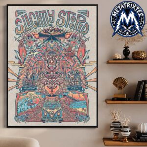 Slightly Stoopid Poster Concert For Road Trippin Summer Tour 2026 At Outer Harbor Live At Terminal B In Buffalo New York On July 24 Gallery-Style Poster Canvas