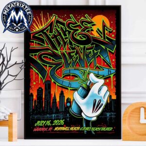 So Glad You Made It Tour 2026 Poster For 311 At The Northwell Health At Jones Beach Theater In Wantagh New York On July 16 2026 Professional Poster Canvas