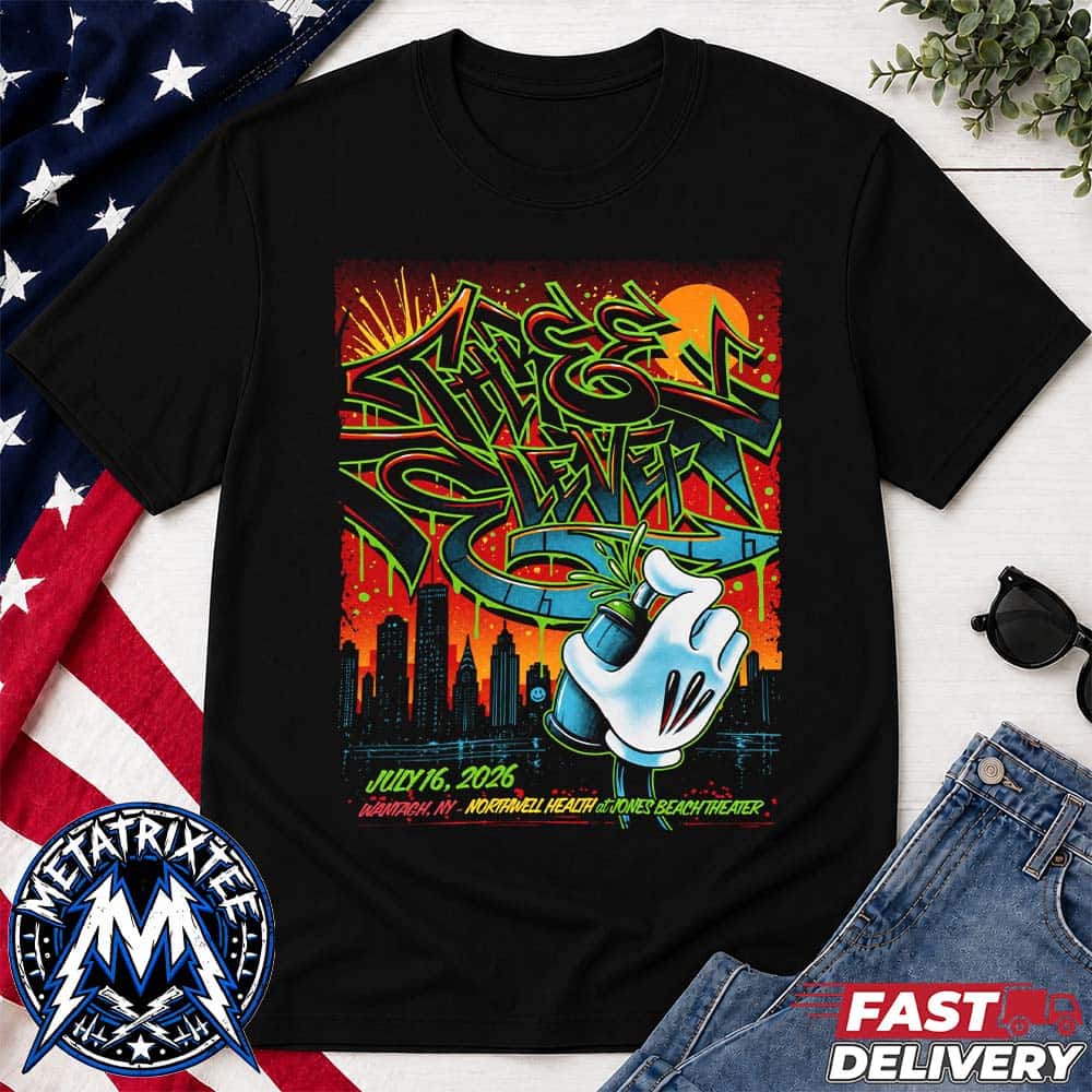 So Glad You Made It Tour 2026 Poster For 311 At The Northwell Health At Jones Beach Theater In Wantagh New York On July 16 2026 Unisex T-Shirt So Glad You Made It Tour 2026 Poster For 311 At The Northwell Health At Jones Beach Theater In Wantagh New York On July 16 2026 Unisex T-Shirt
