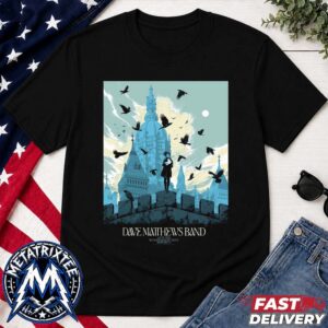 Summer Tour 2026 Dave Matthews Band Poster Concert At The Meadows Music Theatre In Hartford Connecticut On July 25 Black T-Shirt