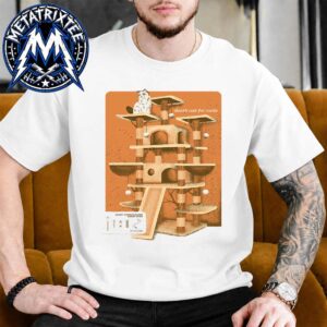 Summer Tour 2026 Poster For Night 2 Death Cab for Cutie At The Sandy Amphitheater In Sandy Utah On July 29 Unisex T-Shirt