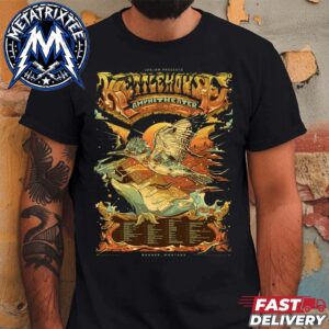The 2026 KettleHouse Amphitheater Season Poster Shows Dates List For May Through October In Bonner Montana Black T-Shirt
