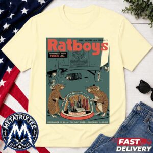 The 93XRT Winter Jam Poster Concert For Ratboys At The Salt Shed In Chicago Illinois On December 19 2026 Unisex T-Shirt