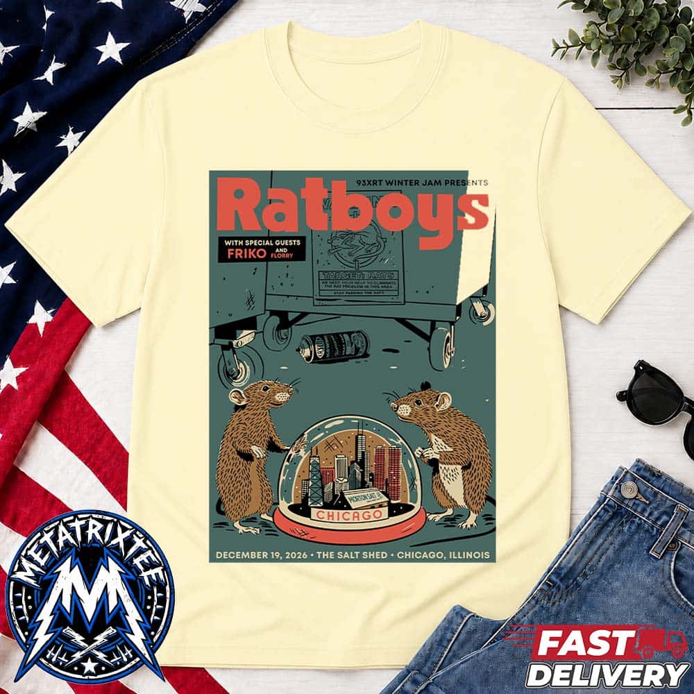 The 93XRT Winter Jam Poster Concert For Ratboys At The Salt Shed In Chicago Illinois On December 19 2026 Unisex T-Shirt The 93XRT Winter Jam Poster Concert For Ratboys At The Salt Shed In Chicago Illinois On December 19 2026 Unisex T-Shirt