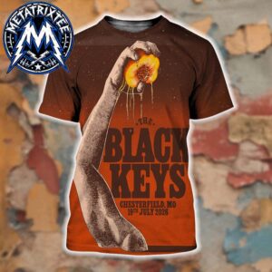 The Black Keys Main Poster At The Factory In Chesterfield Missouri On July 19 2026 All Over Print Shirt