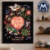 Summer Tour 2026 Poster For Night 2 Death Cab for Cutie At The Sandy Amphitheater In Sandy Utah On July 29 Premium Poster Canvas Summer Tour 2026 Poster For Night 2 Death Cab for Cutie At The Sandy Amphitheater In Sandy Utah On July 29 Premium Poster Canvas