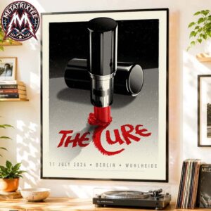 The Cure Berlin Night Two Poster Show At Parkbuhne Wuhlheide In Germany On Saturday July 11 2026 Poster Canvas