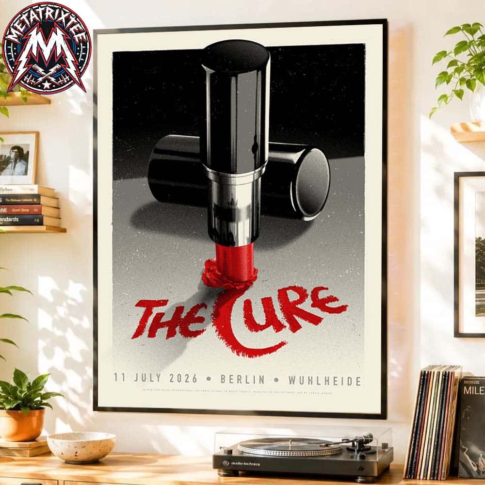 The Cure Berlin Night Two Poster Show At Parkbuhne Wuhlheide In Germany On Saturday July 11 2026 Poster Canvas The Cure Berlin Night Two Poster Show At Parkbuhne Wuhlheide In Germany On Saturday July 11 2026 Poster Canvas