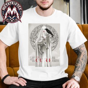 The Cure In Rock Werchter festival On July 5 2026 Poster Show For Werchter Belgium Artwork By Bruno Vergauwen Unisex T-Shirt