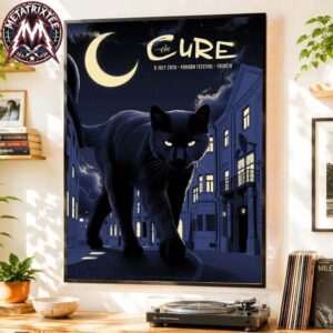 The Cure Slovakia Poster For The 30th Edition Of The Pohoda Festival At The Trencin Airport On July 8 2026 Poster Canvas