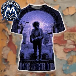 The Cure Three-Night Official Poster For Festival de Nimes At The Arenes de Nimes In France From July 24 To July 26 2026 All Over Print Shirt