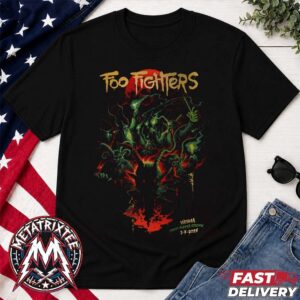 The Foo Fighters Vienna Austria Show Concert For July 3rd Take Cover Tour 2026 At The Ernst Happel Stadion Poster T-Shirt