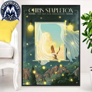 The Gorge Amphitheatre Night 2 Poster For Chris Stapleton In George Washington On July 25 2026 Durable Poster Canvas