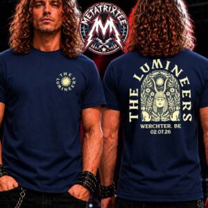 The Lumineers Werchter Belgium 2026 Merch Tee For Festivalpark Werchter On July 2 Automatic World Tour 2026 Short T-Shirt