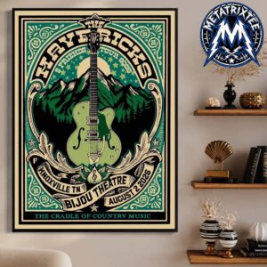 The Mavericks And Friends Knoxville 2026 Poster Concert At Bijou Theatre In Tennessee On August 2 Premium Poster Canvas