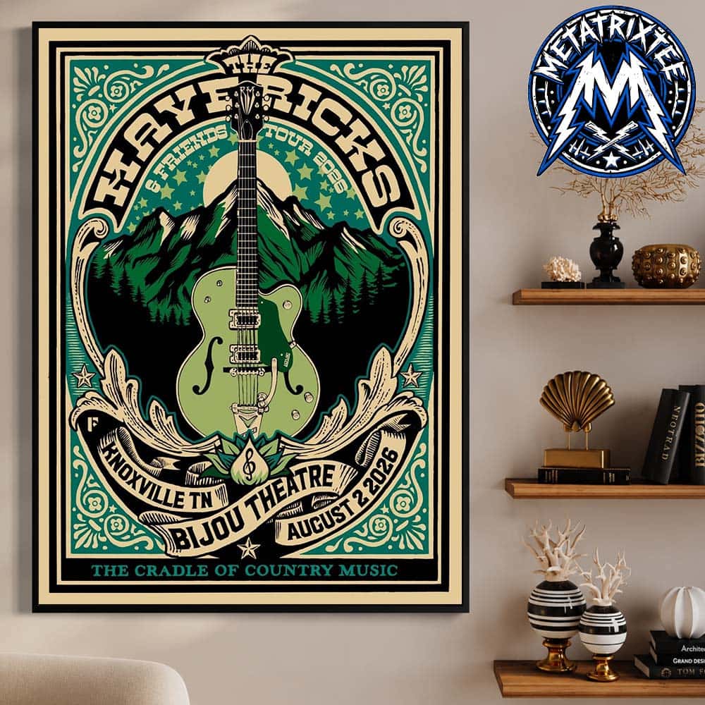The Mavericks And Friends Knoxville 2026 Poster Concert At Bijou Theatre In Tennessee On August 2 Premium Poster Canvas The Mavericks And Friends Knoxville 2026 Poster Concert At Bijou Theatre In Tennessee On August 2 Premium Poster Canvas