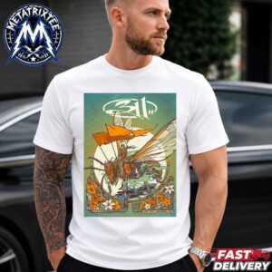 The PNC Bank Arts Center Poster Show For 311 In Holmdel New Jersey On July 23 2026 Unisex T-Shirt