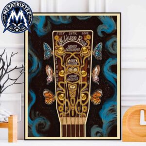 The Row One Stage Poster Concert For Addison Rose At Cannery Hall In Nashville Tennessee On July 24 2026 Poster Canvas