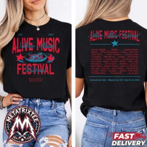 Thrift Tee For Alive Music Festival 2026 At Atwood Lake Park In Mineral City Ohio On July 16–18 2026 Short Black T-Shirt Thrift Tee For Alive Music Festival 2026 At Atwood Lake Park In Mineral City Ohio On July 16–18 2026 Short Black T-Shirt