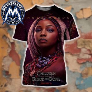 Thuso Mbedu Is Zelie Poster For Film Children Of Blood And Bone Releasing in Theaters January 15 2027 Unisex T-Shirt