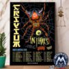 Taste of Chaos The Return Of Tour 2026 Official Poster Begins On September 22 In Charlotte NC Wraps October 26 In Anaheim CA Premium Poster Canvas