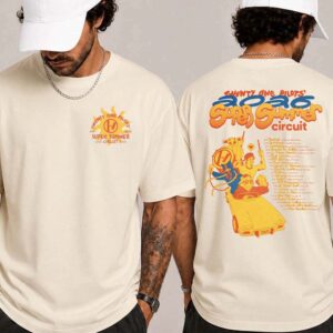 Twenty One Pilots Super Summer Circuits Tour 2026 Cities List From June To Oct 2026 Two Sided Print T-Shirt