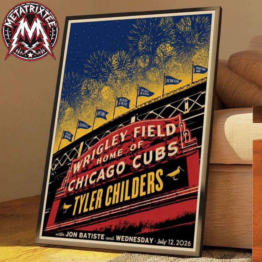 Tyler Childers Main Show Poster For Snipe Hunt Tour 2026 at Wrigley Field Chicago On July 12 2026 Durable Poster Canvas Tyler Childers Main Show Poster For Snipe Hunt Tour 2026 at Wrigley Field Chicago On July 12 2026 Durable Poster Canvas