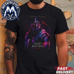 Tzain Character Poster Starring Tosin Cole From Children Of Blood And Bone In Theaters January 15 2027 Black Short T-Shirt