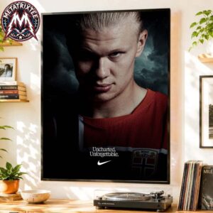 Uncharted Unforgettable Nike x Erling Haaland Hunt Never Ends FIFA World Cup 2026 Poster Canvas